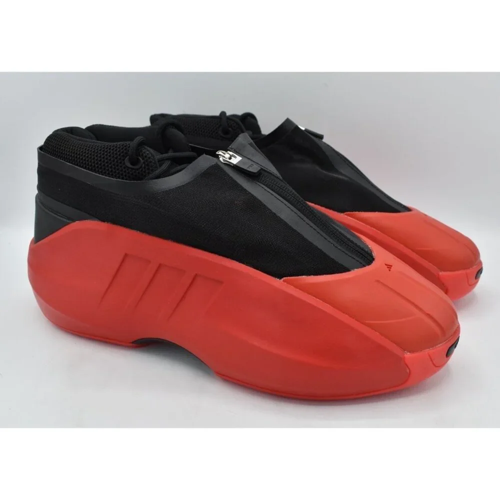 Adidas Mens Size 10‎ Crazy IIInfinity Red Black Basketball Sneakers Shoes